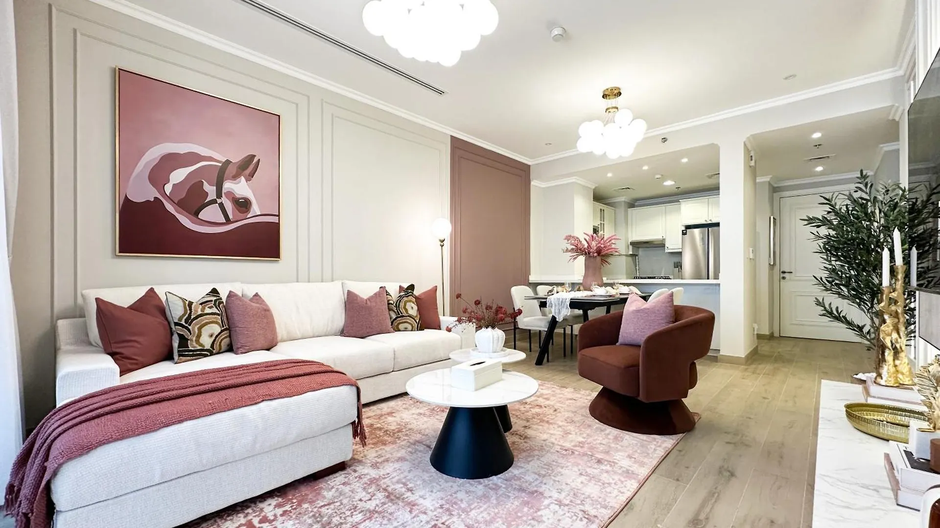 Lux 2Br Designer Sanctuary W Trendy Decor Apartment Dubai 0*,